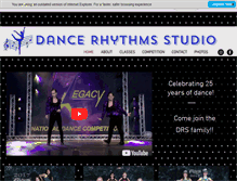 Tablet Screenshot of dancerhythms.org
